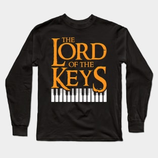 PIANO PLAYER: Lord of The Keys Long Sleeve T-Shirt